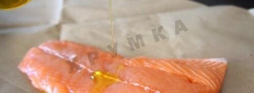 лосось по-гречески с соусом цацики. Шаг 2