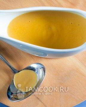 Морковный соус со сливками