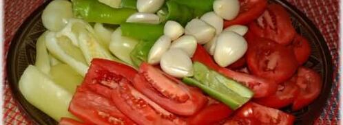 соус из помидоров и зеленых перцев. Шаг 6