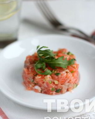 Тартар из лосося