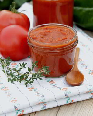 Томатный соус из запеченных овощей