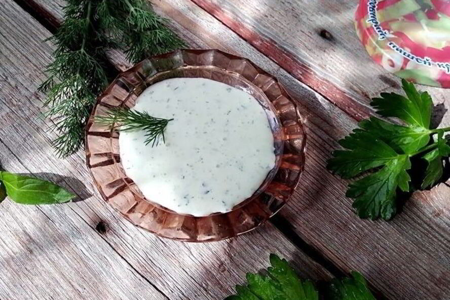 Рецепт заправки для салатов зеленая