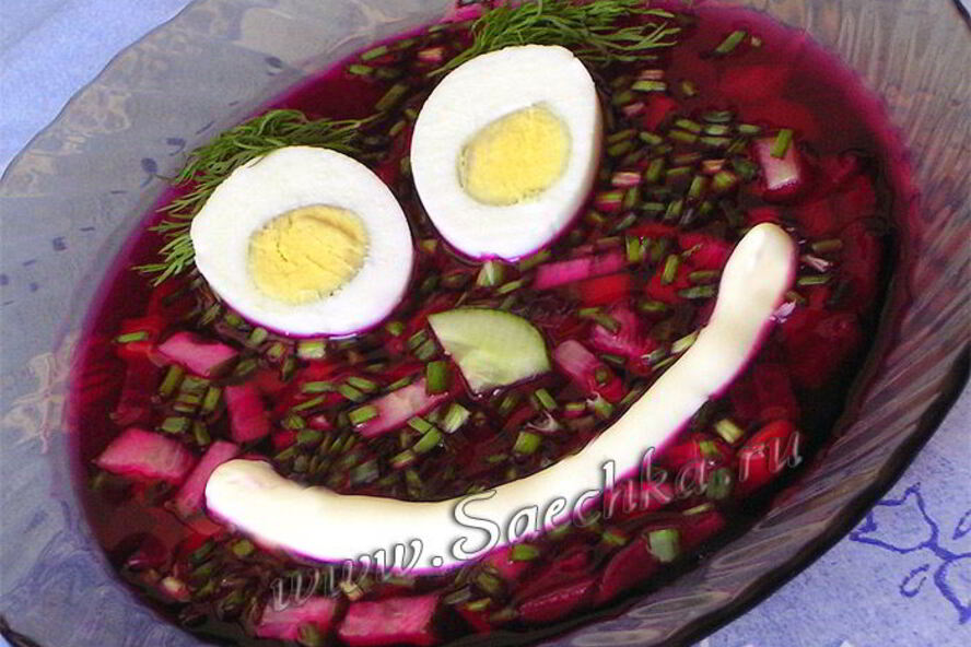 Рецепт борща холодного