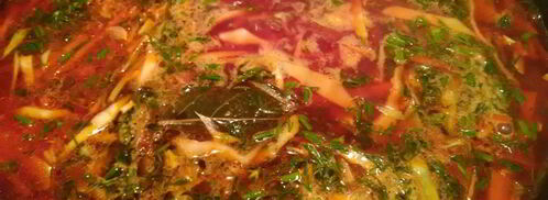 борщ на курином бульоне. Шаг 8