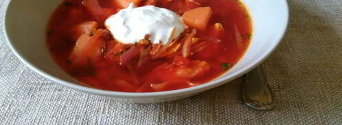 борщ на курином бульоне. Шаг 9