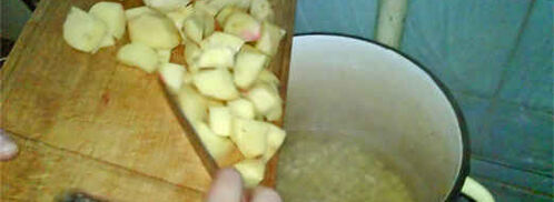 борщ с бычками и фасолью. Шаг 16