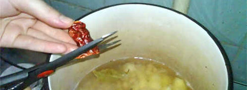 борщ с бычками и фасолью. Шаг 20