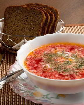 Борщ с картофелем