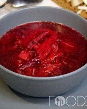 Борщ с квашеной капустой