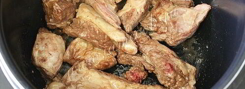 борщ с мясом в мультиварке. Шаг 3