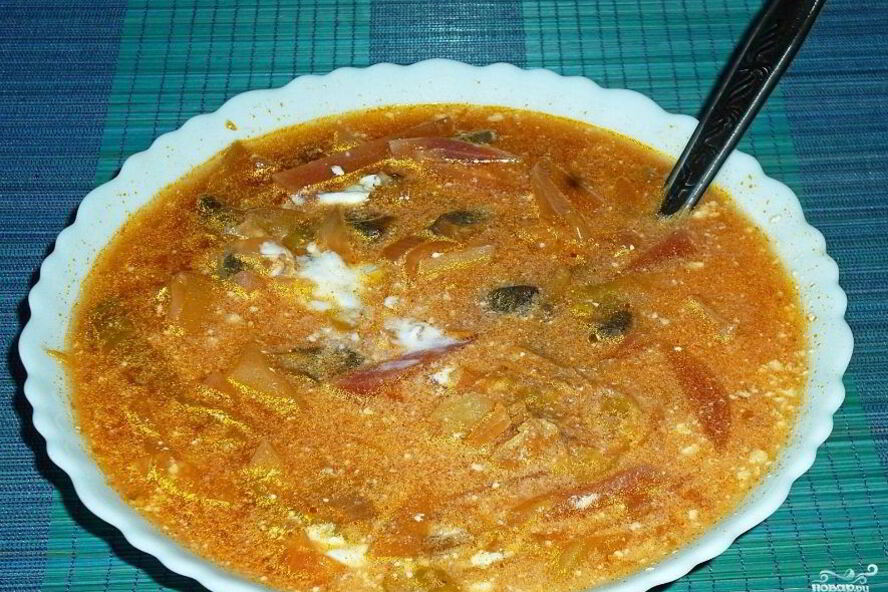 Рецепт борща с мясом