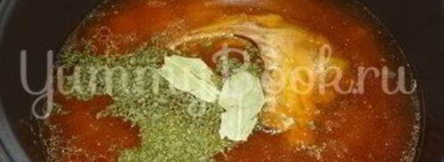 борщ с паровой свеклой и яйцом из мультиварки. Шаг 6