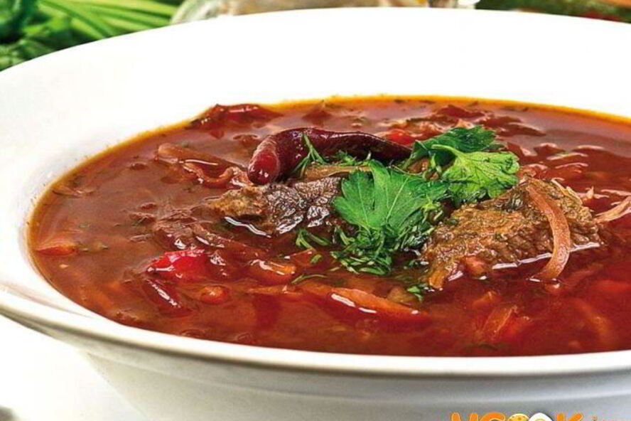 Рецепт борща с помидорами