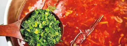 борщ с помидорами. Шаг 10