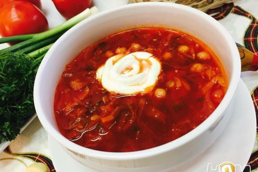 Рецепт борща с репой и нутом