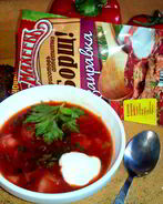 Борщ с заправкой