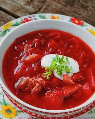 Борщ со свеклой без капусты