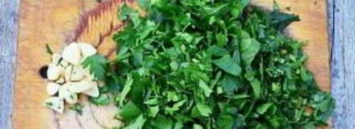 борщ в казане на костре. Шаг 8