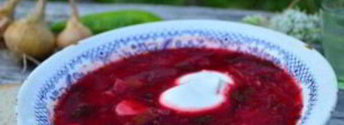 борщ в казане на костре. Шаг 9