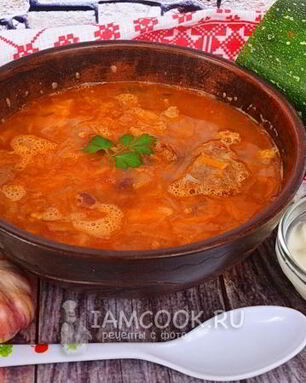 Черниговский борщ в мультиварке