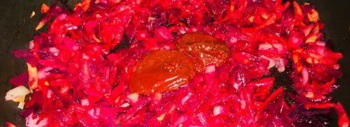 красный борщ из индейки. Шаг 10