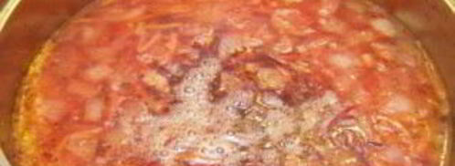 красный борщ постный. Шаг 9