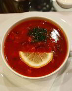 Настоящий украинский борщ с копченым салом