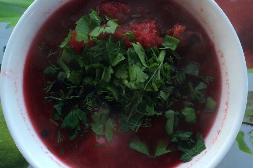 Рецепт наваристого борща без мяса и картофеля