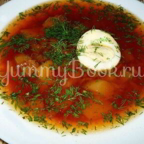 Борщ в мультиварке