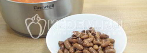 постный борщ с фасолью. Шаг 6