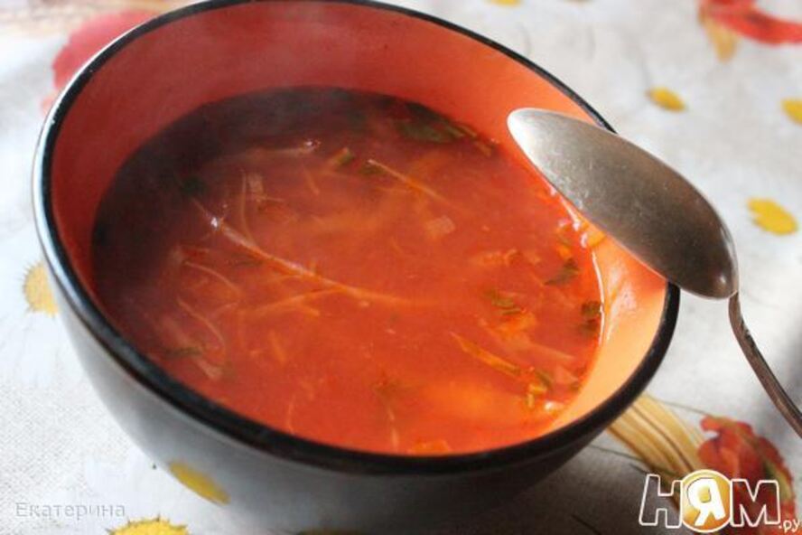 Рецепт постного борща