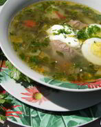 Зеленый борщ