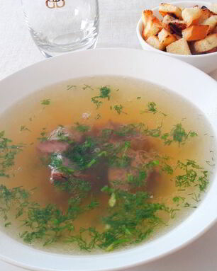 Бульон из говядины