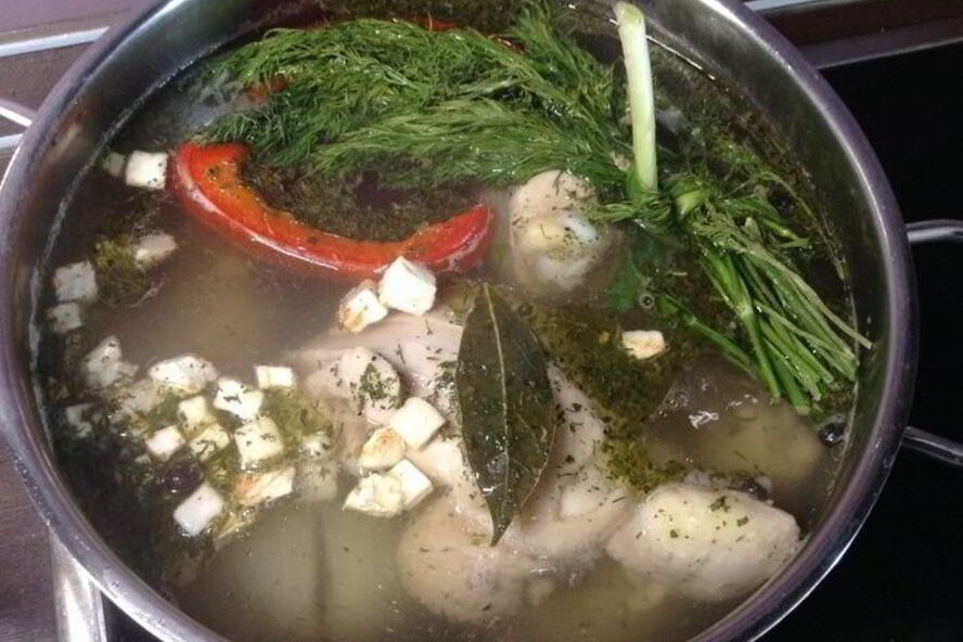 Рецепт бульона курльон