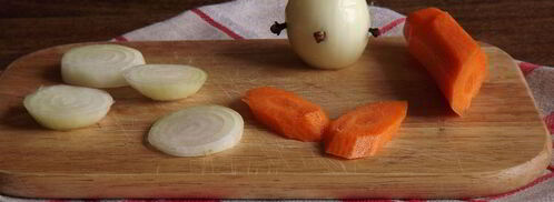 бульон с яйцом. Шаг 2