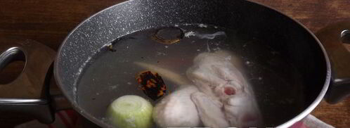 бульон с яйцом. Шаг 4