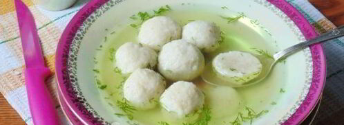 куриный бульон с галушками из лаваша. Шаг 11