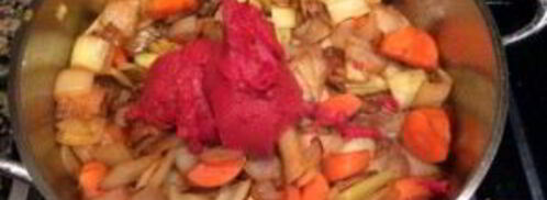 насыщенный говяжий бульон. Шаг 6