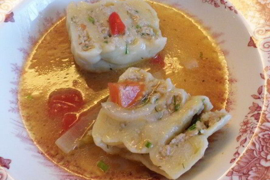 Рецепт пельменьчиков в бульоне