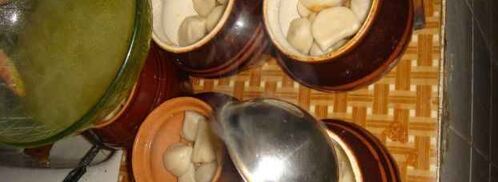 пельмени в горшочках с печенью и бульоном. Шаг 62