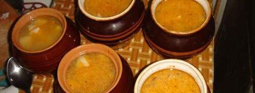 пельмени в горшочках с печенью и бульоном. Шаг 64