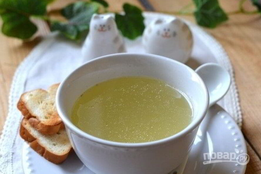 Рецепт прозрачного куриного бульона