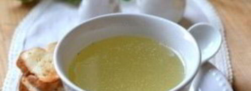 прозрачный куриный бульон. Шаг 7