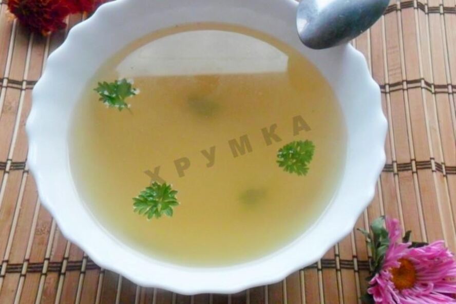 Рецепт прозрачного рыбного бульона