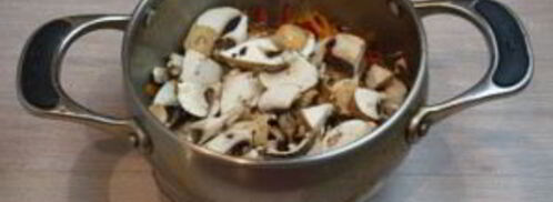 суп на грибном бульоне. Шаг 5
