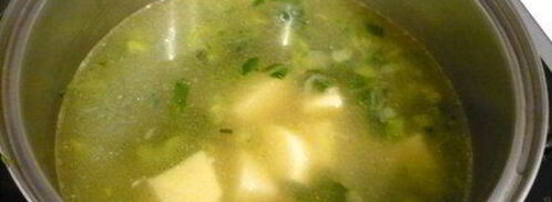 суп на курином бульоне и картофеле. Шаг 2