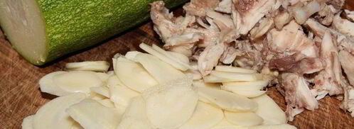 чесночный суп с цукини и сухариками. Шаг 2