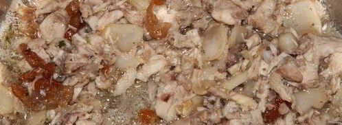 чесночный суп с цукини и сухариками. Шаг 4