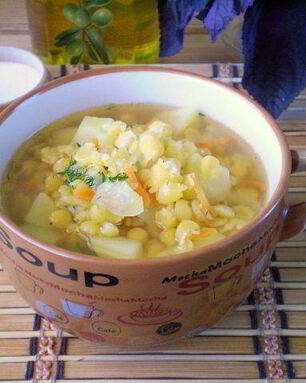 Гороховый суп на воде