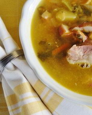 Гороховый суп с беконом